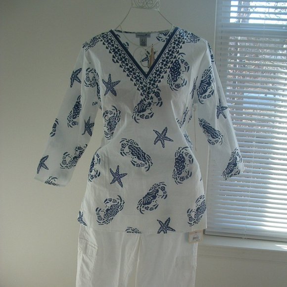 Beach Cover Top Blouse Cover Top - Picture 7 of 8